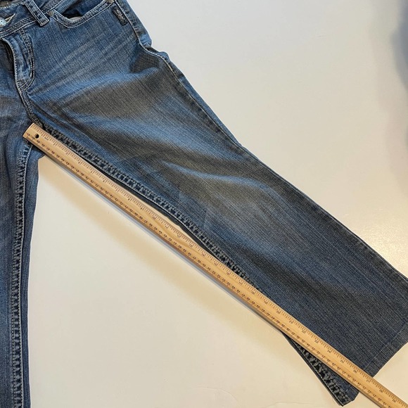 Silver Suki Bootcut Flared Jeans Womens W29/L30 Embroidered Stretch Boot Leg - Picture 15 of 15